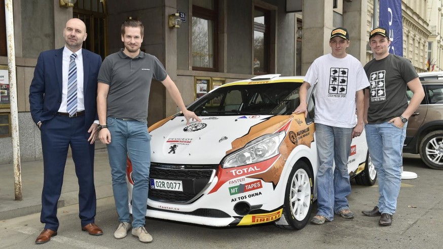 Tým talentů Autoklub Peugeot Rally Talent je představen!