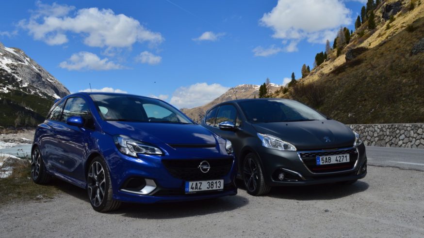 Za volantem Passo Stelvio: Opel Corsa OPC vs. Peugeot 208GTi