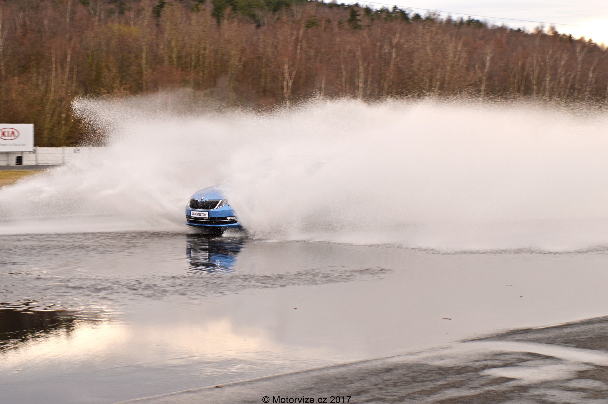 Bridgestone test letních pneu Autodrom Most