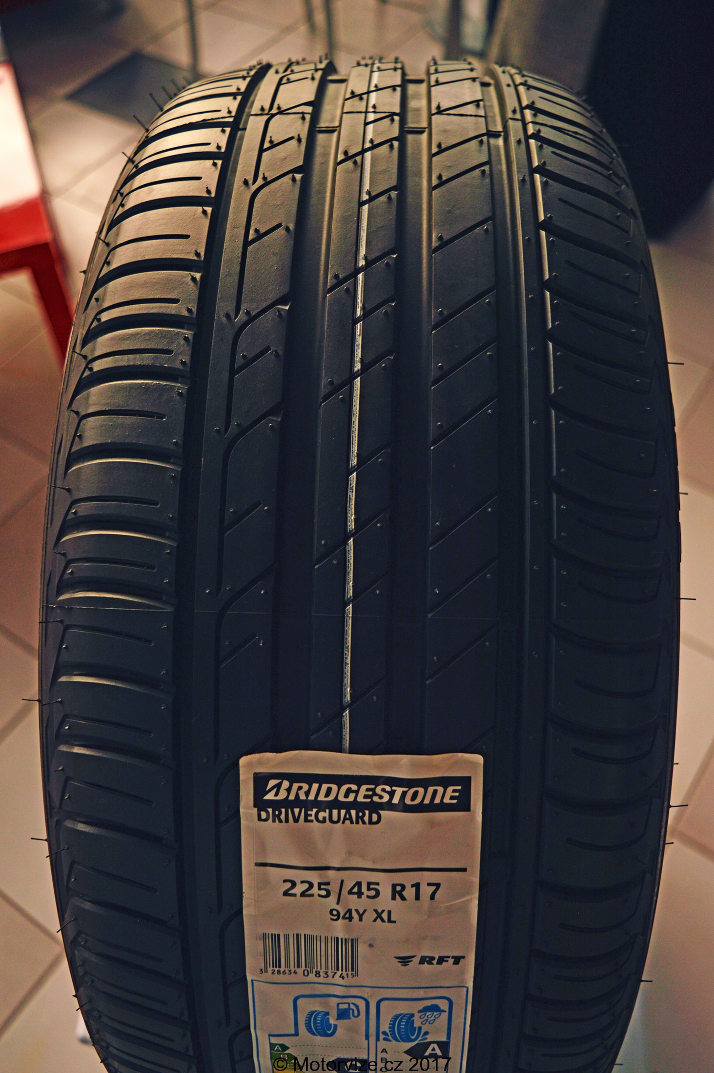 Bridgestone test letních pneu Autodrom Most