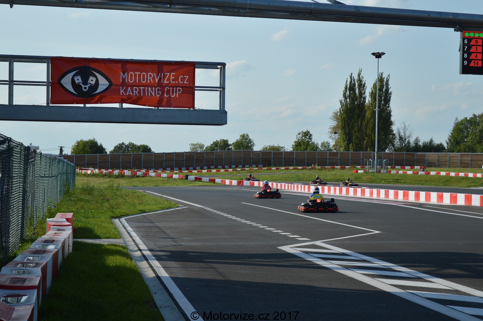 Třetí závod Motorvize karting cup 2017