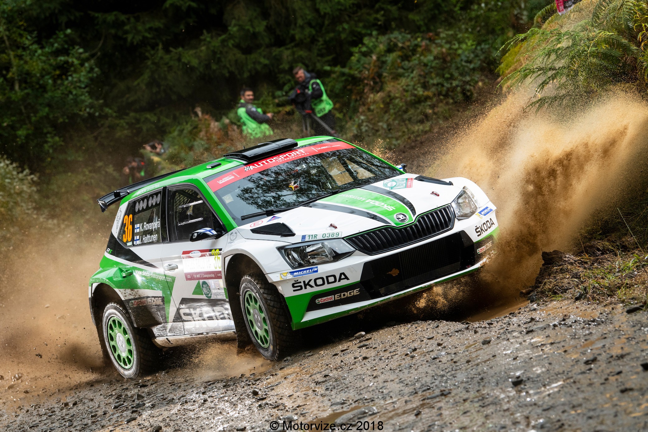 Kalle Rovanpera na Rally Wales 2018