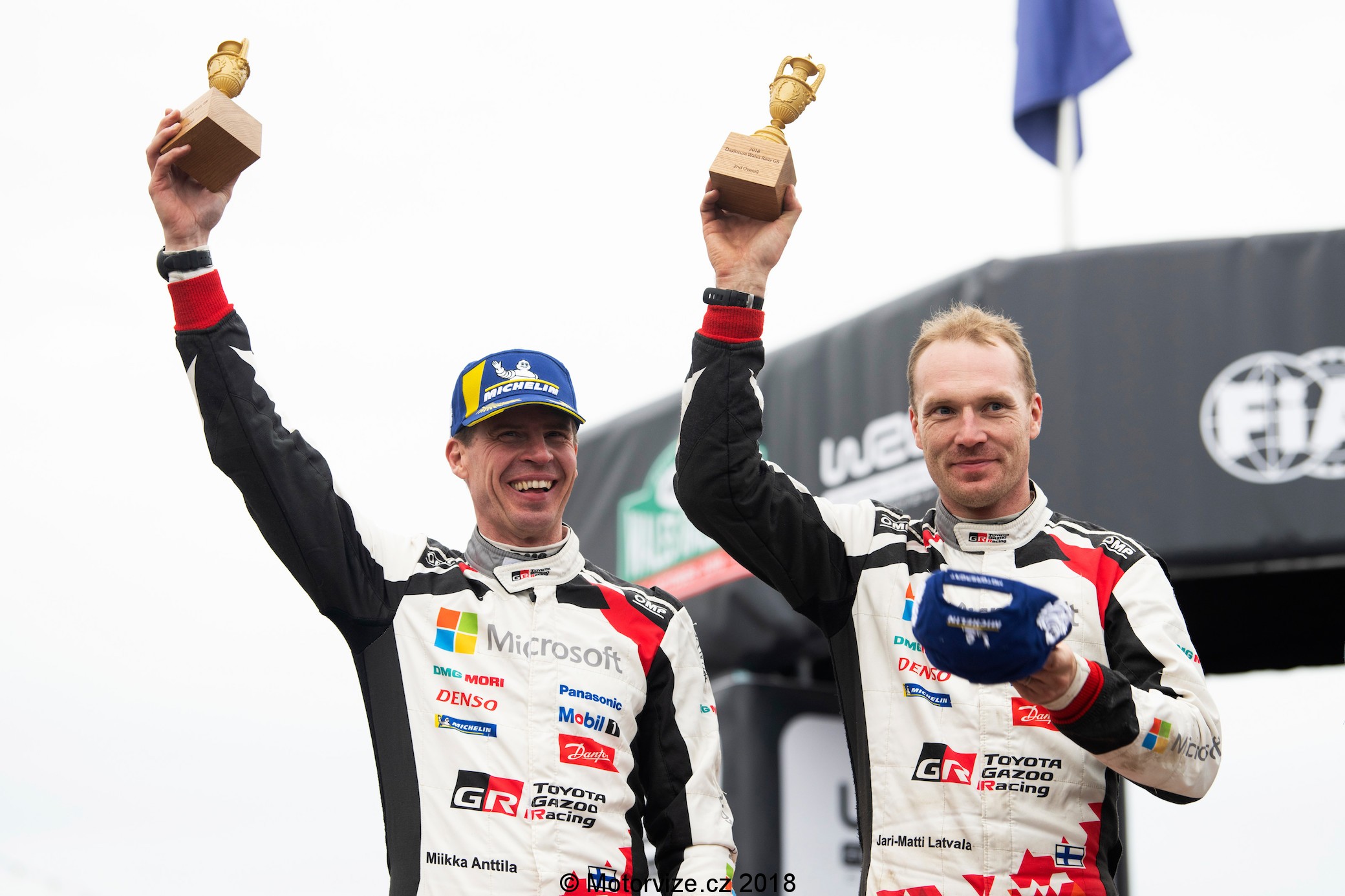 Jari-Matti Latvala, Miikka Anttila na Rally Wales 2018