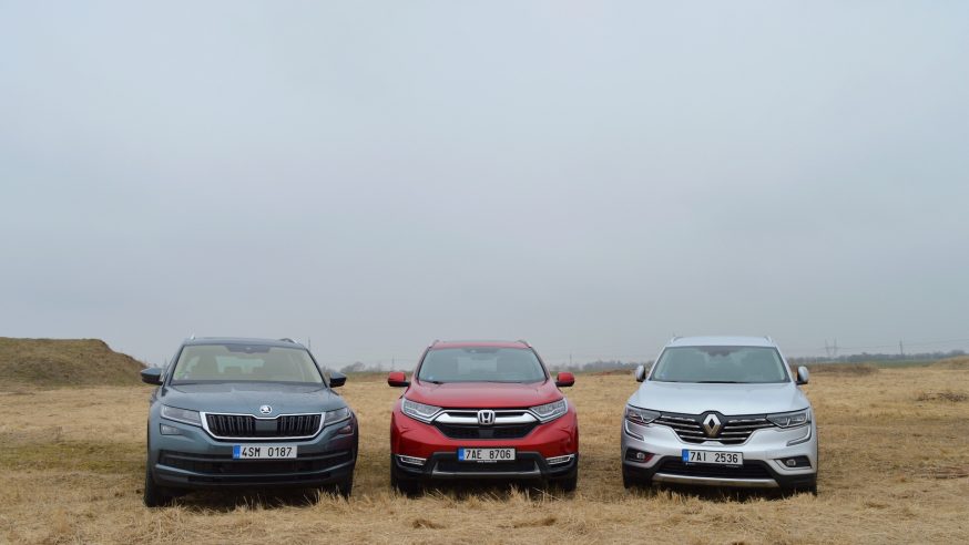 Srovnávací test: Škoda Kodiaq vs. Honda CR-V vs. Renault Koleos