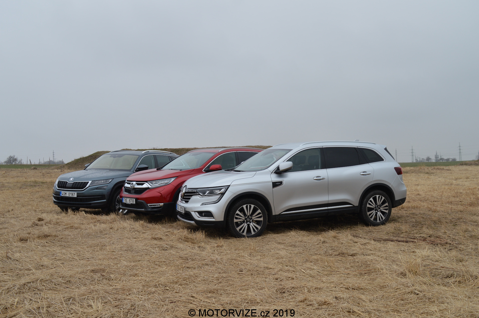 Srovnávací test: Škoda Kodiaq vs. Honda CR-V vs. Renault Koleos