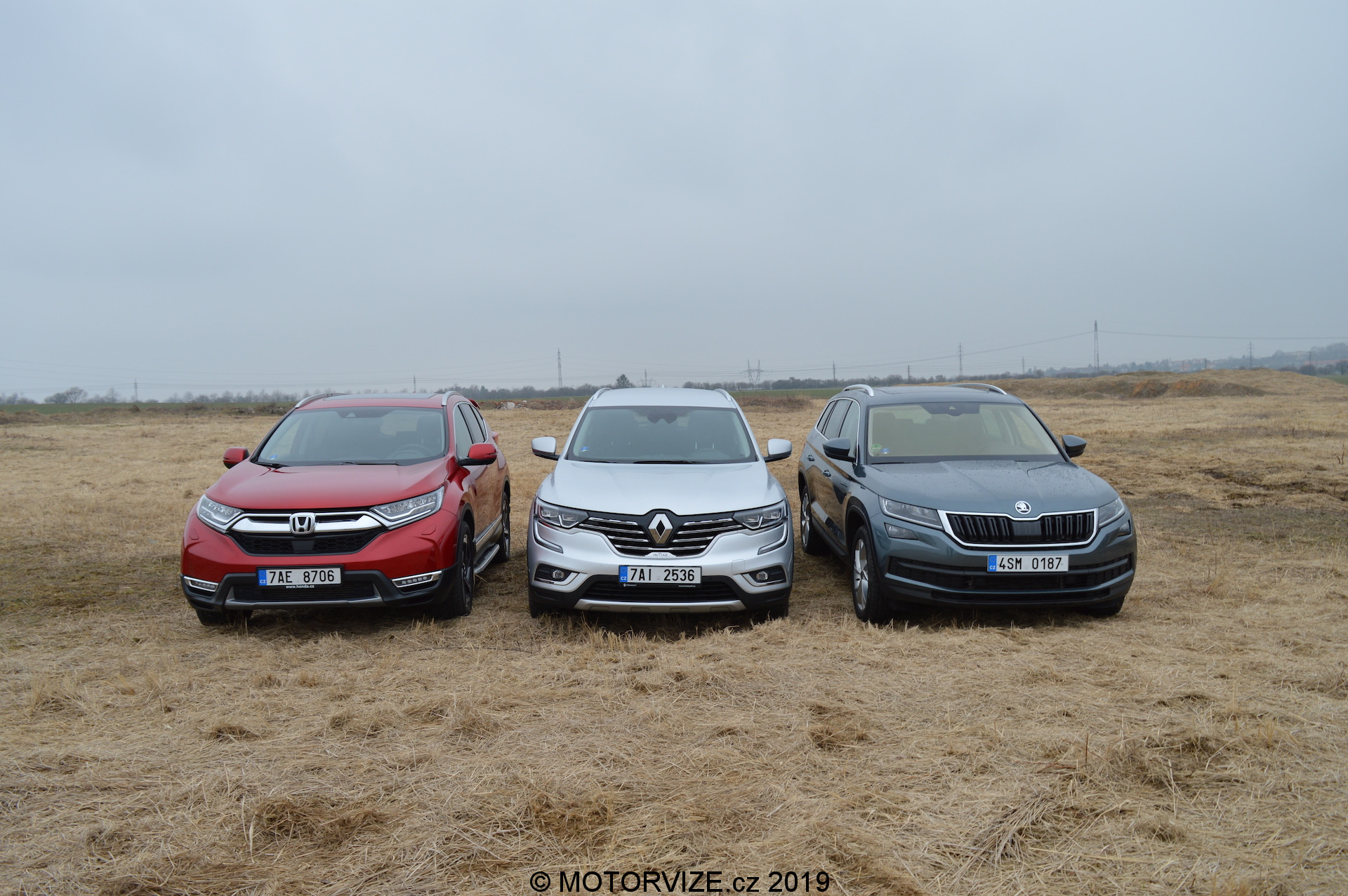 Srovnávací test: Škoda Kodiaq vs. Honda CR-V vs. Renault Koleos