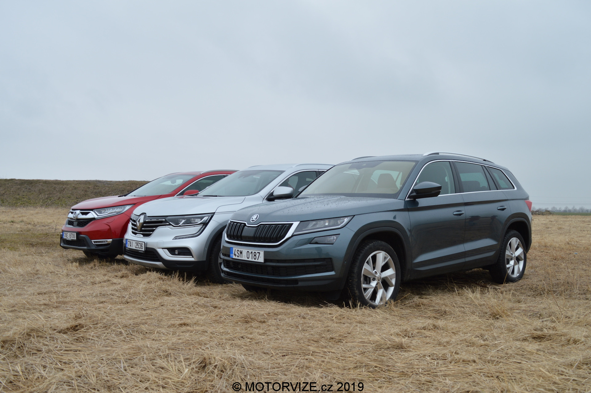 Srovnávací test: Škoda Kodiaq vs. Honda CR-V vs. Renault Koleos