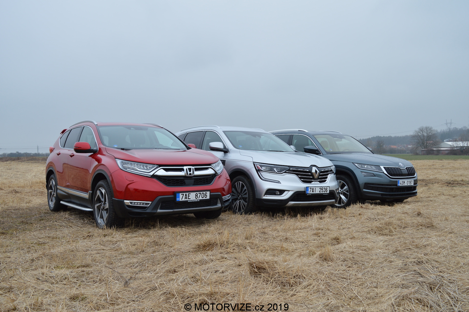 Srovnávací test: Škoda Kodiaq vs. Honda CR-V vs. Renault Koleos