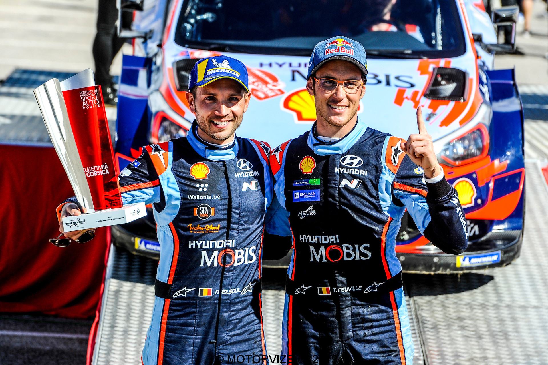 Thierry Neuville and Nicolas Gilsoul Tour de Corse 2019