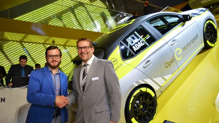 E-inovátorství Opelu na autosalonu IAA 2019 ve Franfurtu: e-rally a e-mobilita