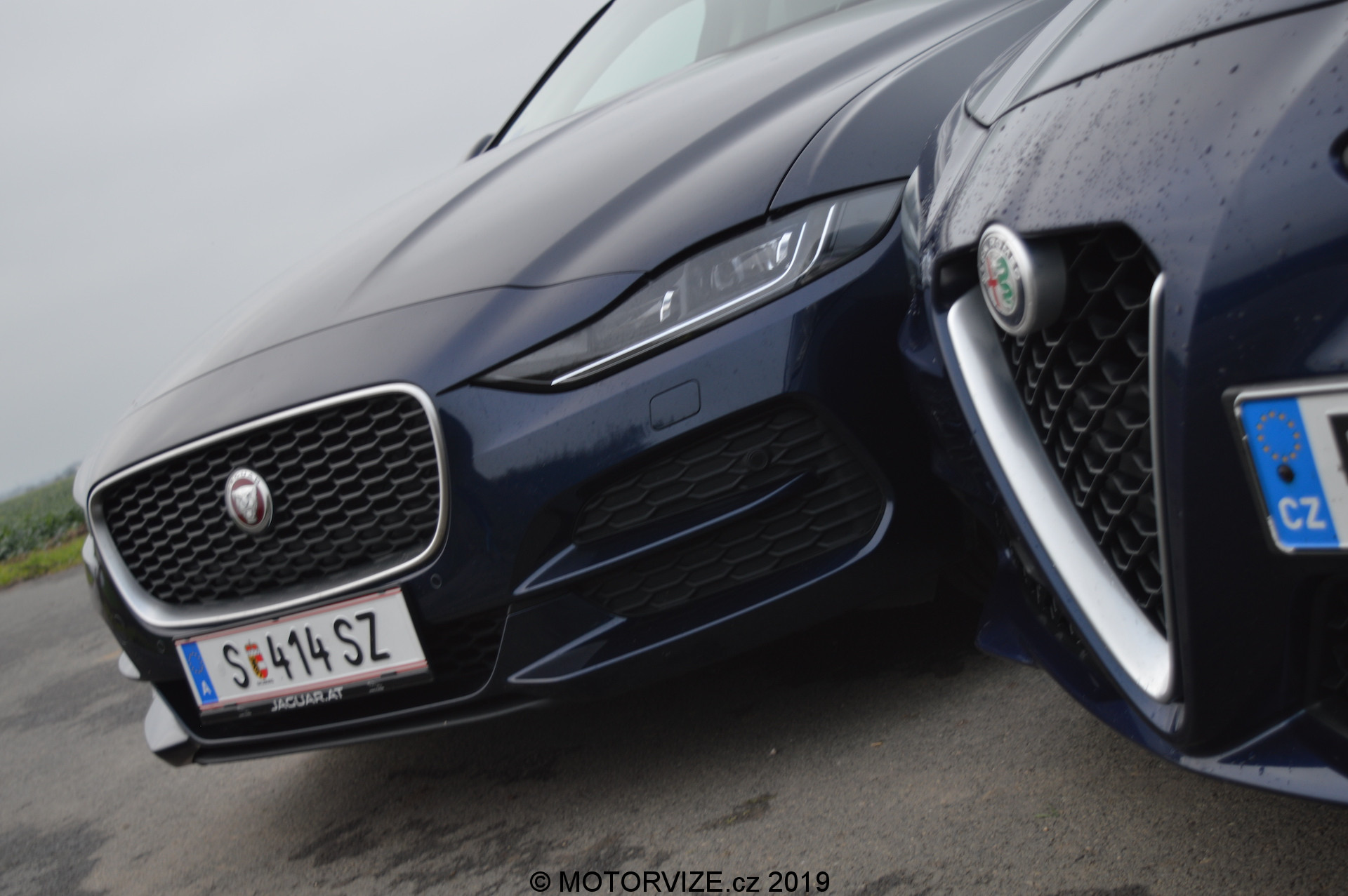 Srovnávací test: Alfa Romeo Giulia vs. Jaguar XE (2020)