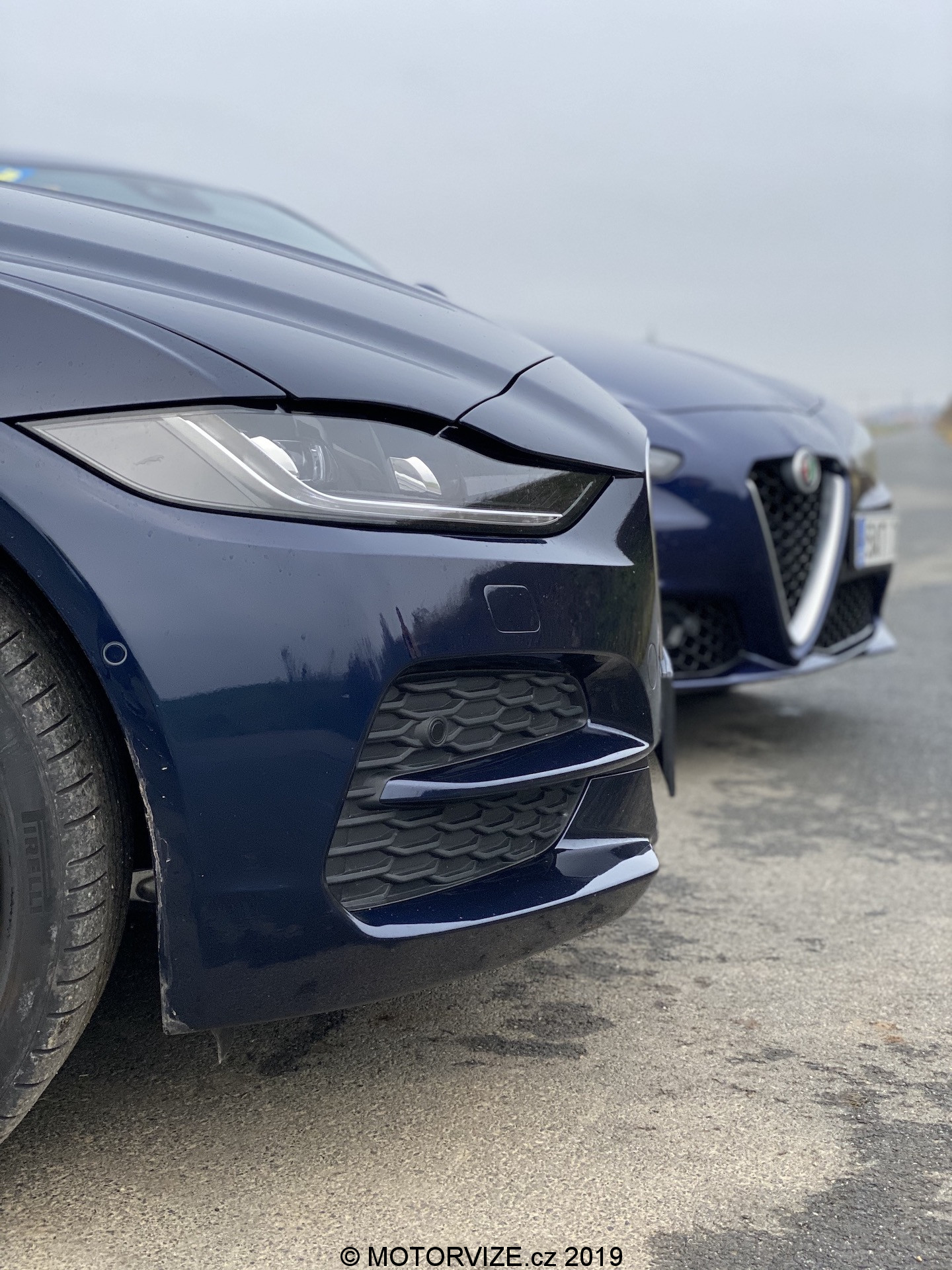 Srovnávací test: Alfa Romeo Giulia vs. Jaguar XE (2020)