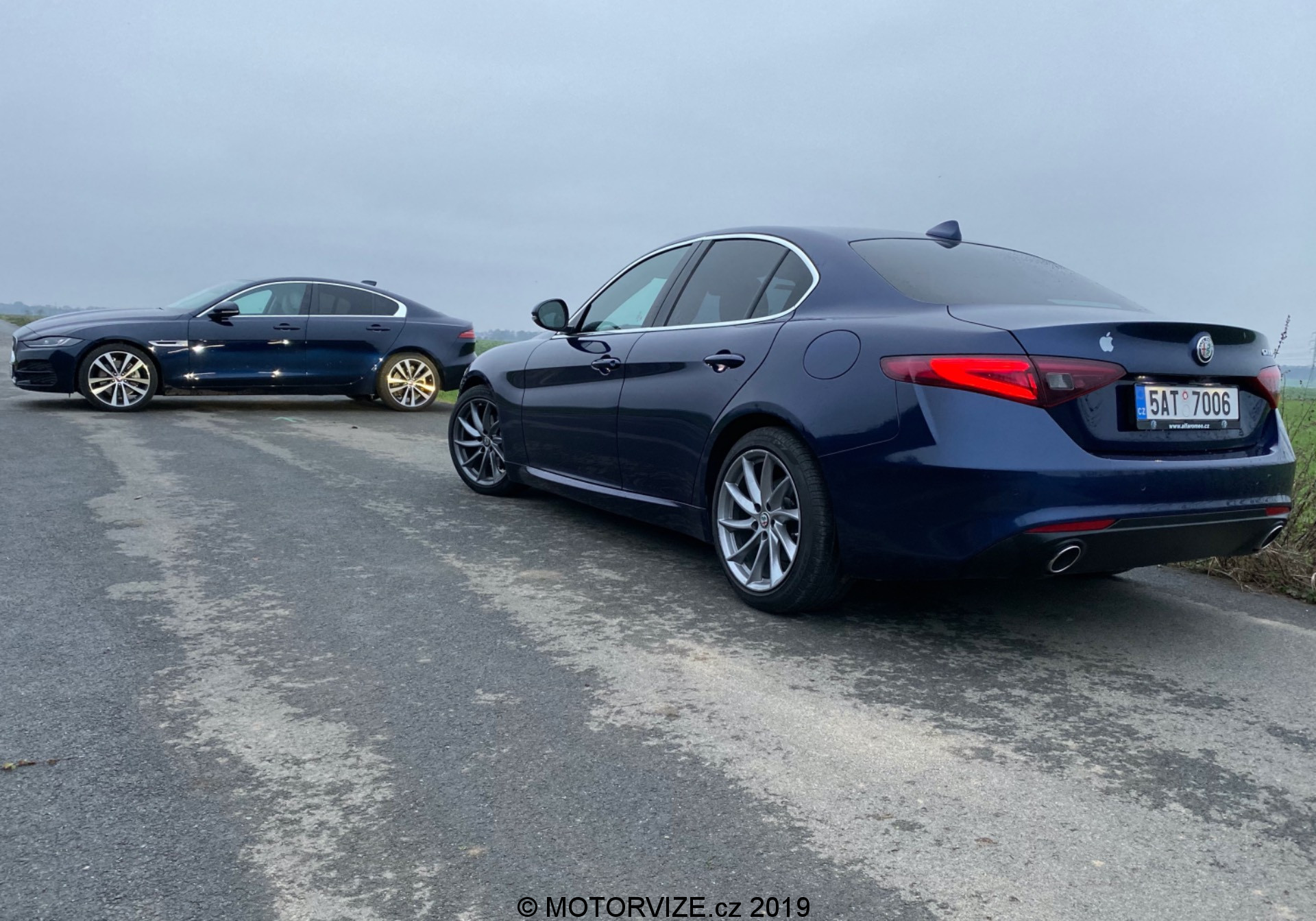 Srovnávací test: Alfa Romeo Giulia vs. Jaguar XE (2020)