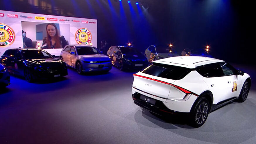 Autem roku 2022 je Kia EV6, ve finálové sedmičce nabízelo pouze jedno auto spalovací motor